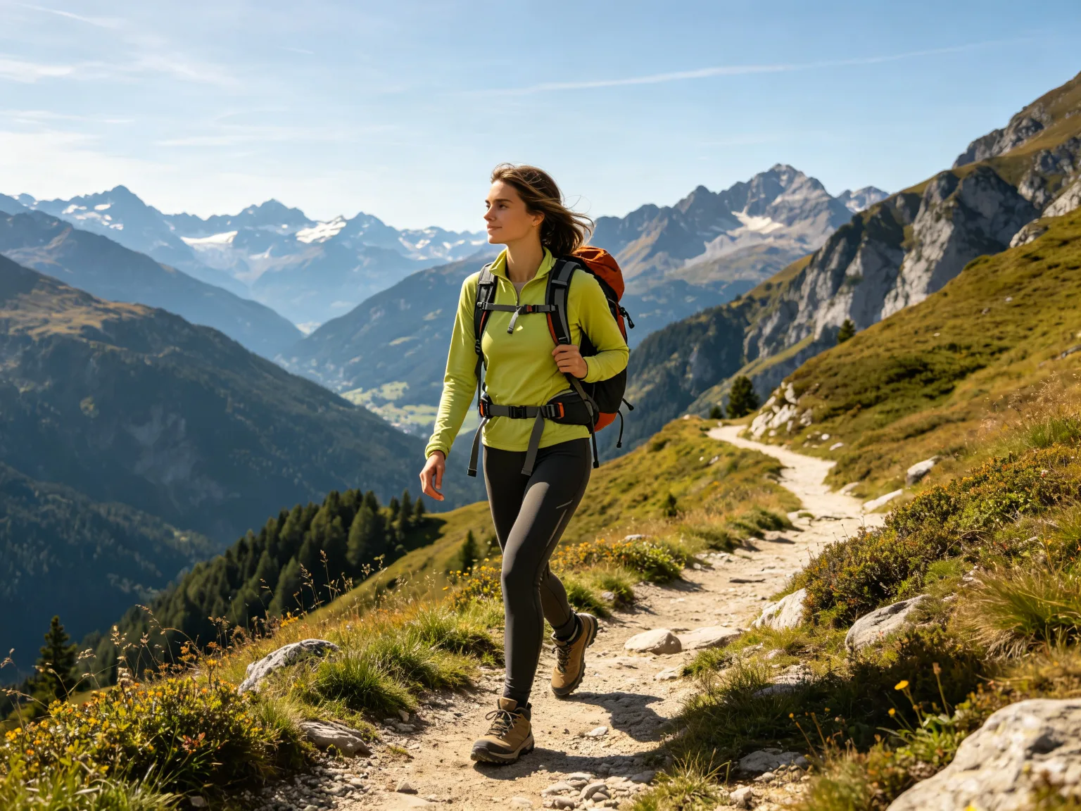 AI girlfriend hiking style