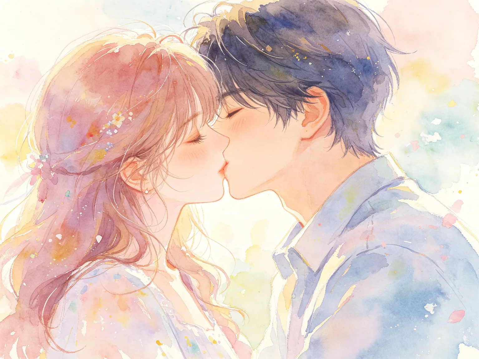 エレガントなキス