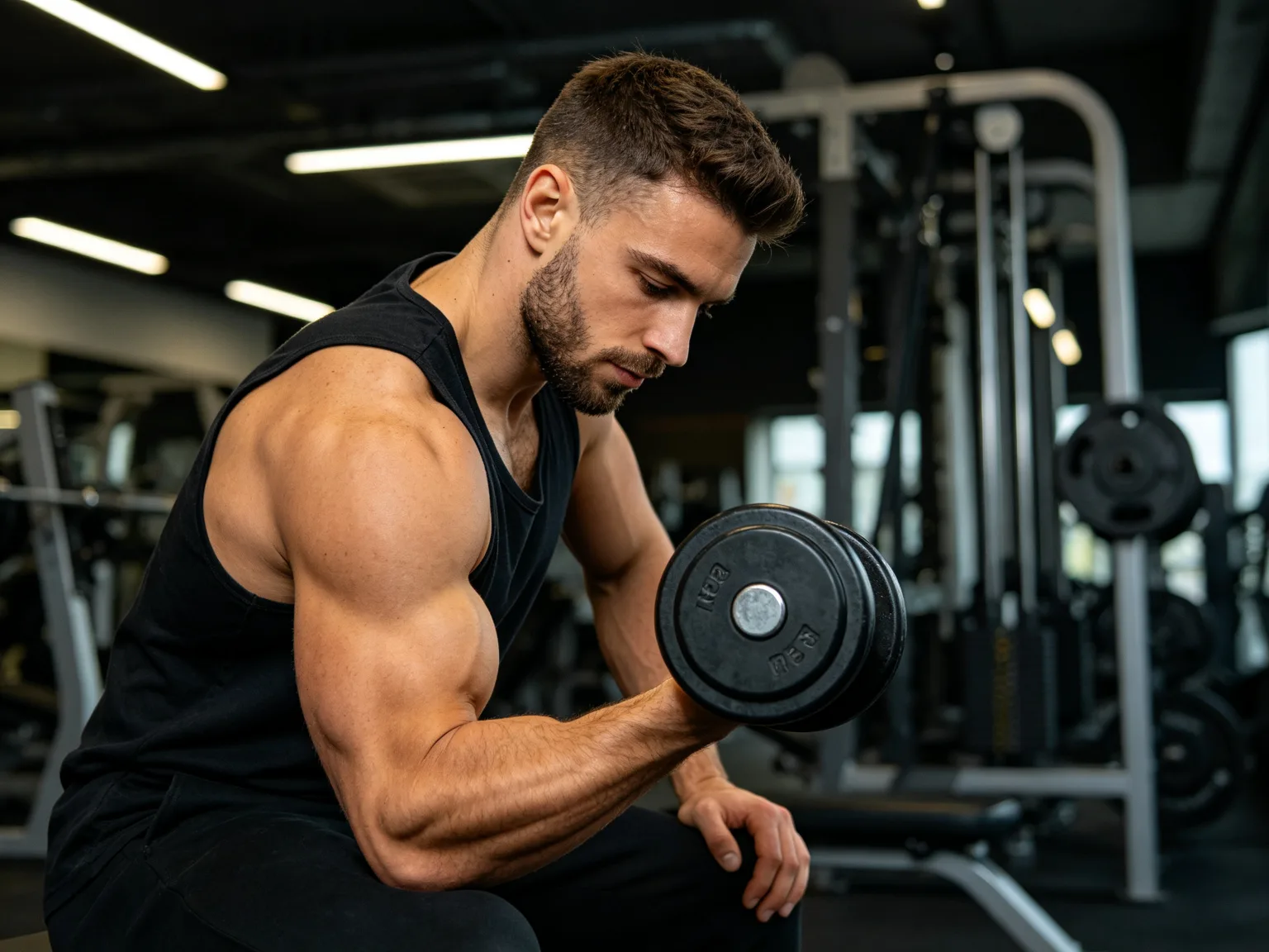 AI muscle transformation gym workout