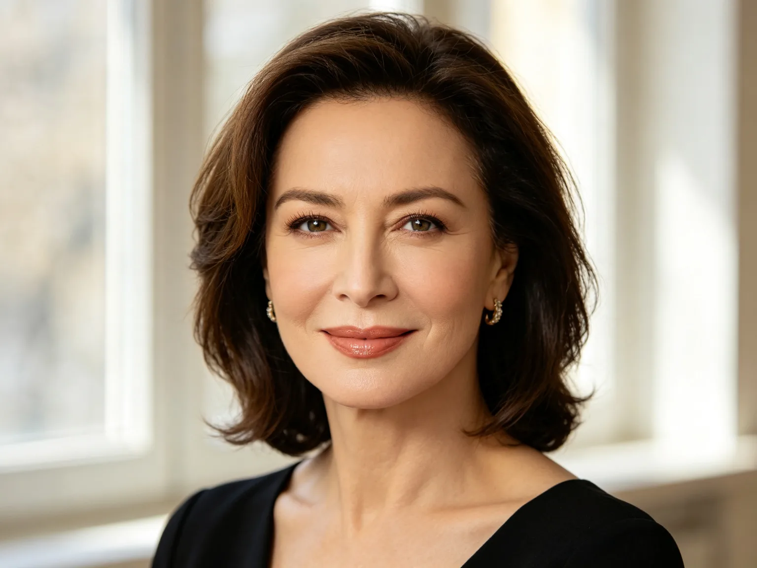 Graceful mature woman portrait